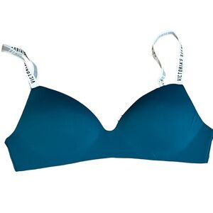 Victoria Secret Bra Convertible 34D Logo Straps Wireless
